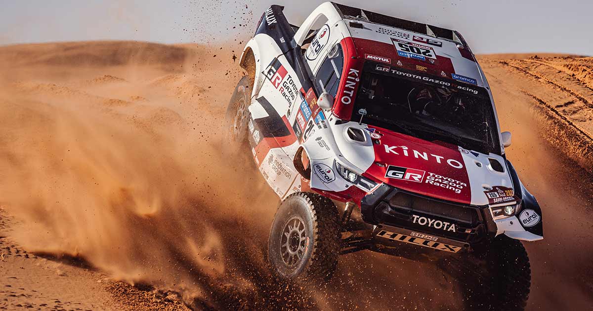 ダカールラリー前半戦終了 GRダカールハイラックスT1+は3台が総合