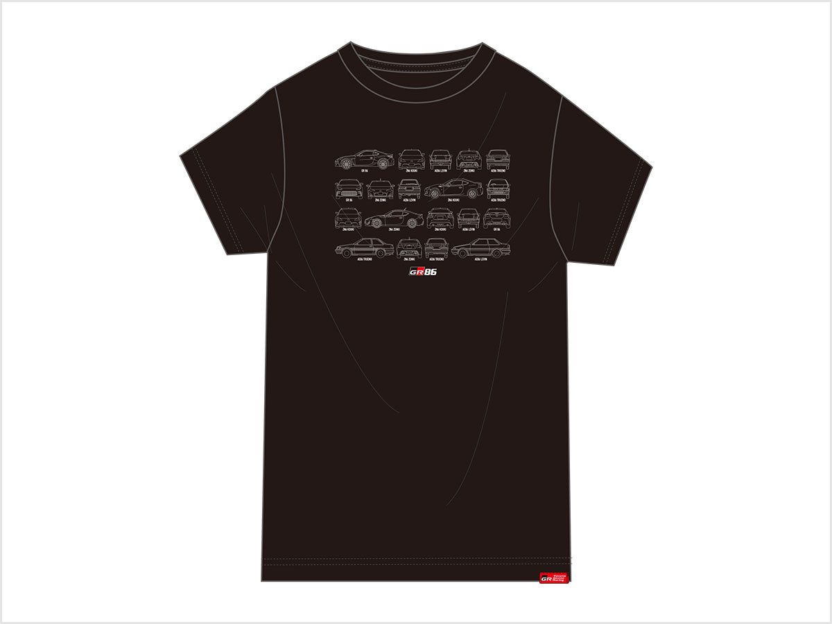 [品番]GR21A047~50 [商品名]GR86 Tシャツ（S）～（XL）