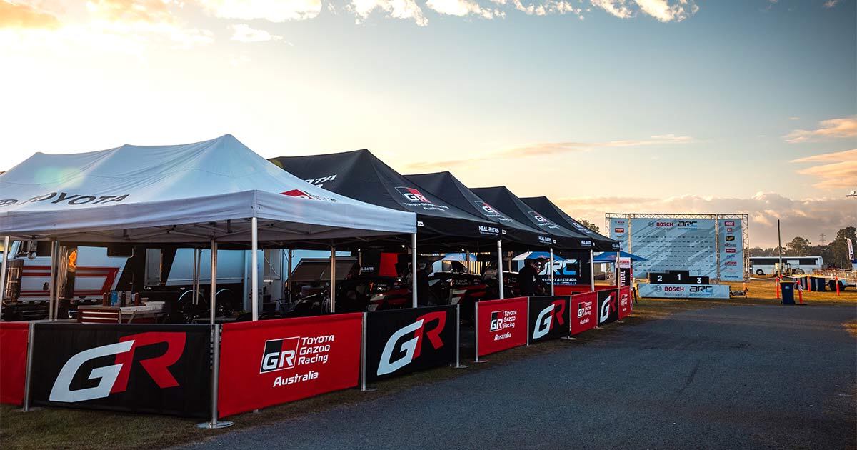 TOYOTA GAZOO Racing ガズーレーシング テント