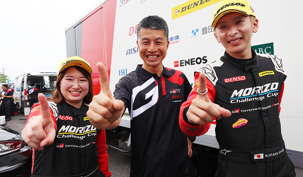 攻守メリハリのある走りでMCC3連勝を挙げた大竹選手/橋本選手と眞貝監督