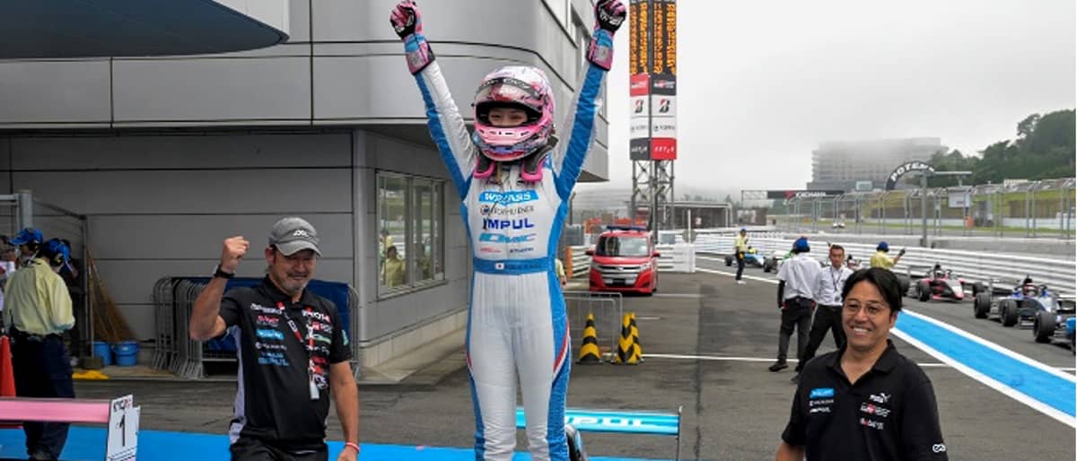 下野璃央がKYOJO Finalを制し、フォーミュラ導入初年度のシリーズチャンピオンに輝く