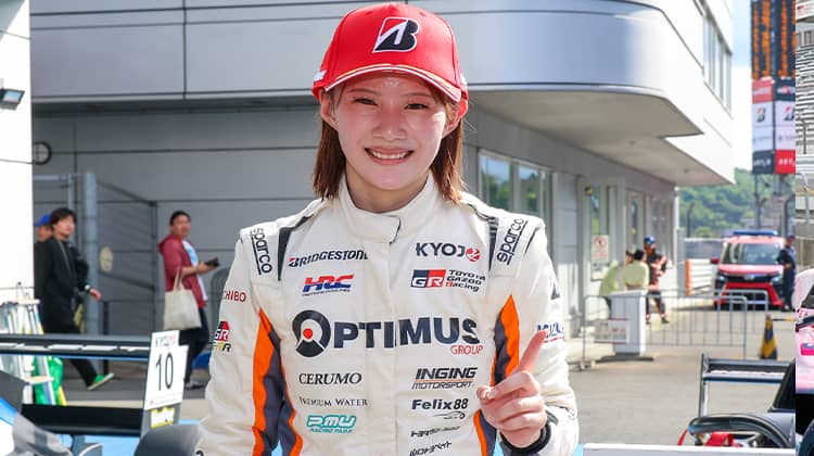 KYOJO CUP10年目の初戦は富下李央菜がポール・トゥ・ウイン、F1アカデミー経験者のジョアンヌ・チコンテが表彰台獲得