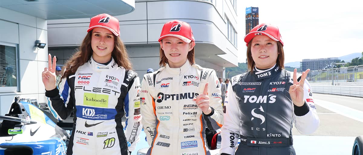 開幕ラウンドのKYOJO Finalは富下李央菜が独走、斎藤愛未が華麗なオーバーテイクで表彰台獲得