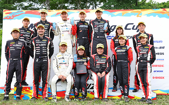 MCC初開催のグラベルラリーで大竹が優勝、2位の長尾、3位の奥井も健闘