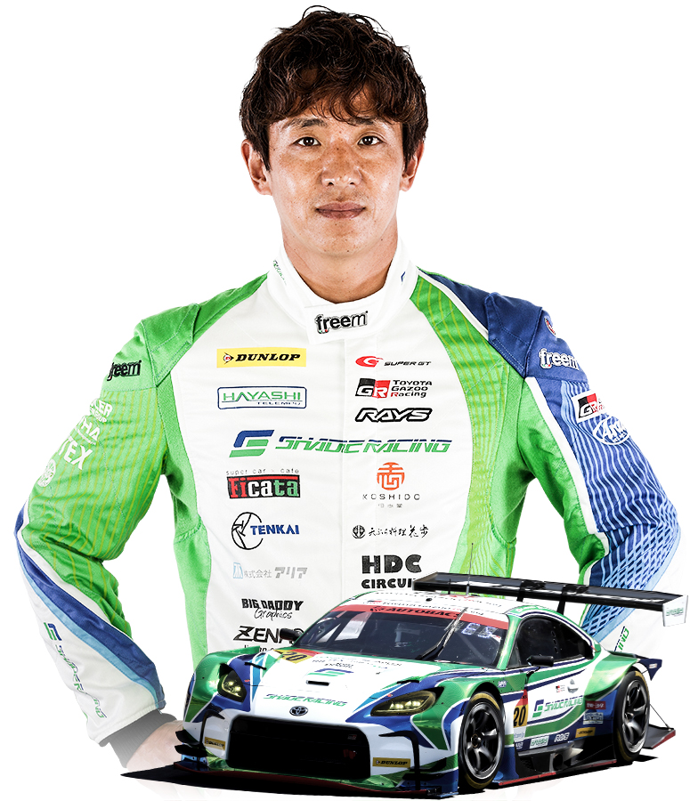 SUPER GTに参戦する平中 克幸