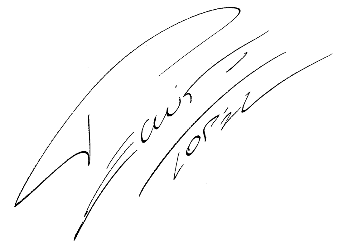 ホセ・マリア・ロペスのサイン