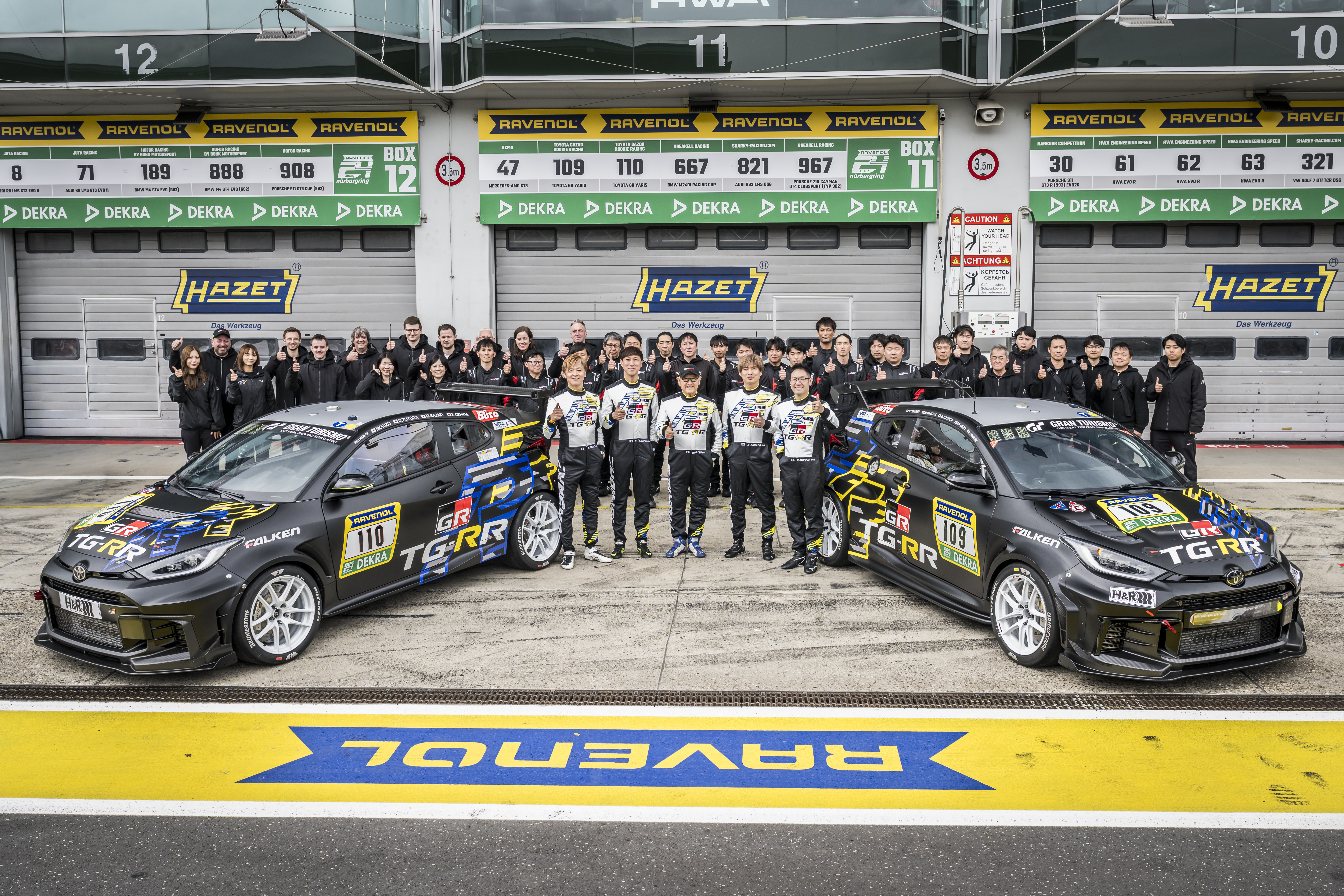 ニュルブルクリンク24時間耐久レース 2026 GRヤリスで77周走破