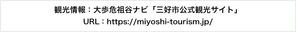 大歩危祖谷ナビ「三好市公式観光サイト」