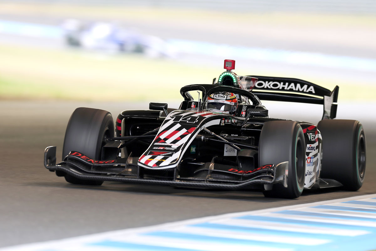 第3戦で10位、第4戦で6位と2戦連続入賞を果たした大嶋和也(docomo business ROOKIE #14)