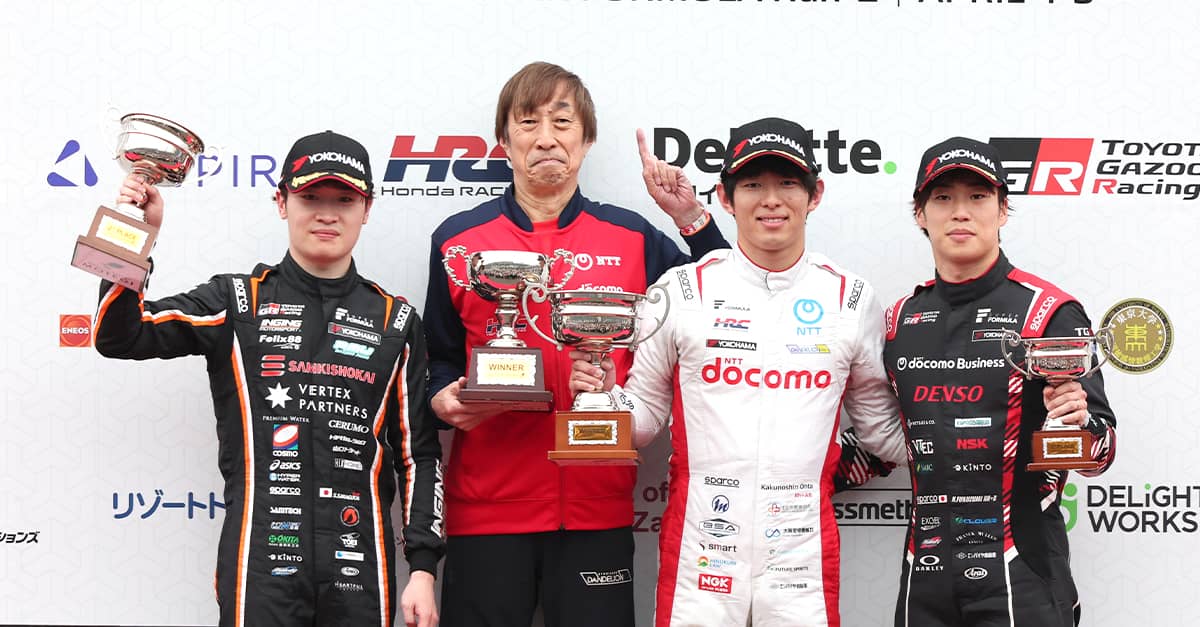 第2戦で阪口が2位、福住が3位表彰台獲得 
デビュー戦のブラウニングは21番手スタートから殊勲の4位