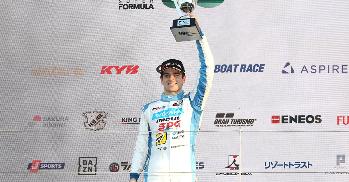 2026年全日本スーパーフォーミュラ選手権第9,10戦富士 ザック・オサリバンが第9戦3位、第10戦2位連続表彰台