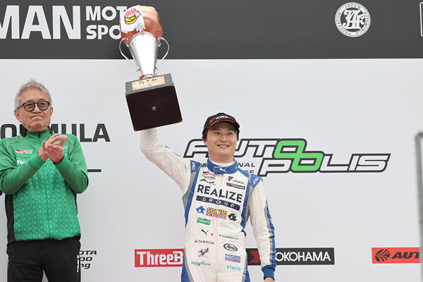 今季初表彰台を獲得した山下健太（KONDO RACING #3）