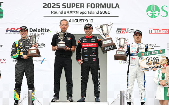 2025年全日本スーパーフォーミュラ選手権第8戦SUGO フェネストラ...