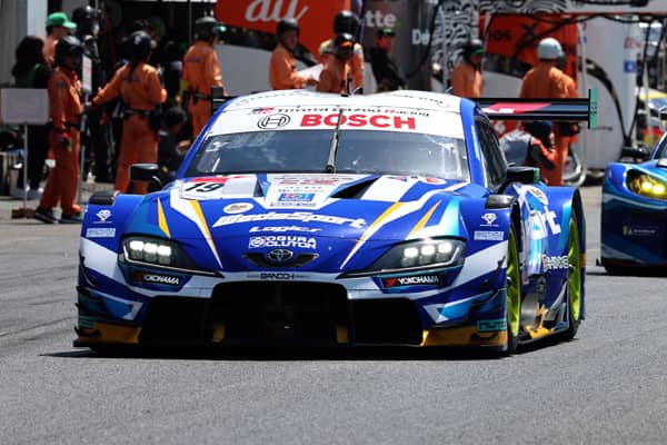 2024年のSUPER GTに参戦するGR Supra GT500 フロントまわり