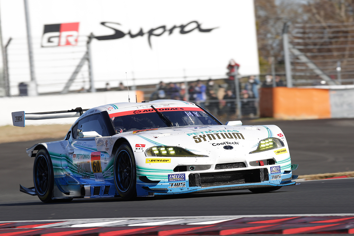 今季2勝目を挙げた吉本 大樹/河野 駿佑組 SYNTIUM LMcorsa GR Supra GT 60号車