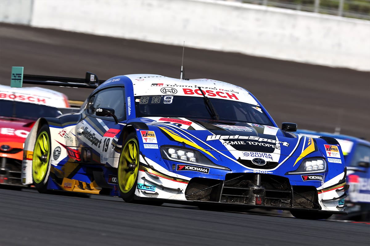 6位に入った国本 雄資／阪口 晴南組 WedsSport ADVAN GR Supra 19号車