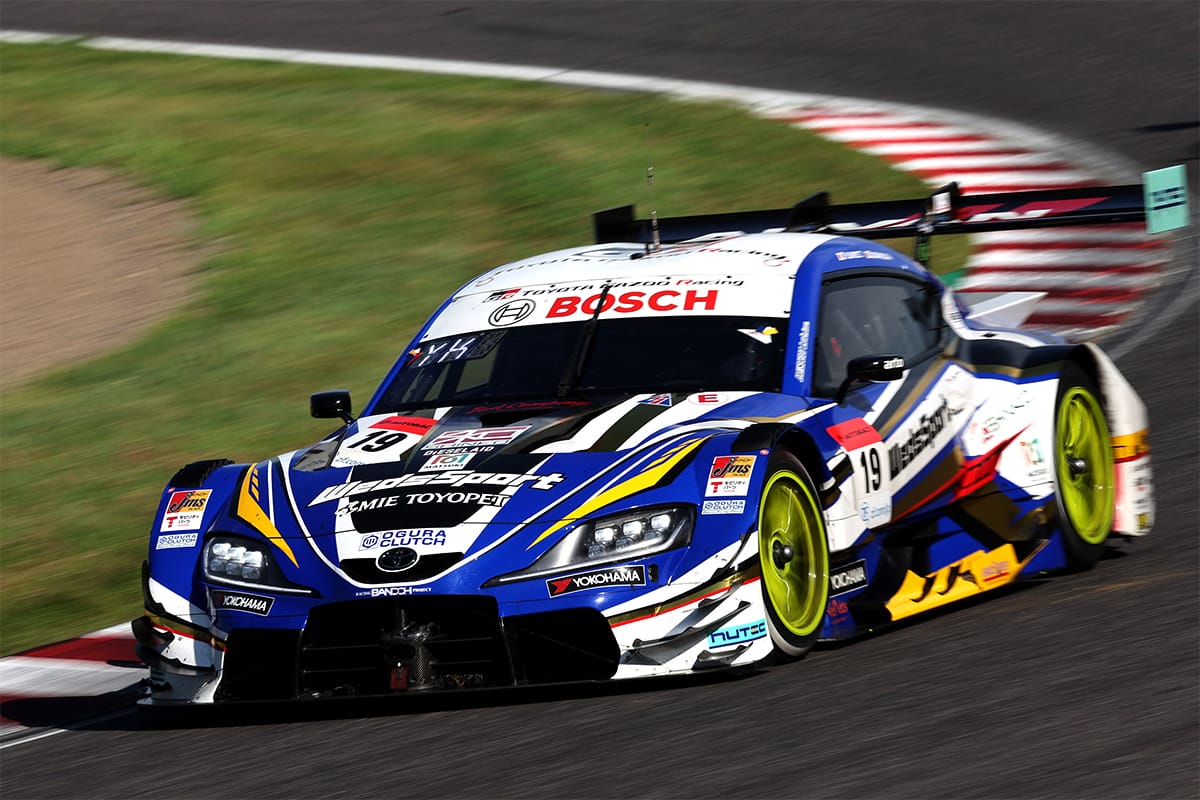 7位フィニッシュを果たした国本 雄資/阪口 晴南組 WedsSport ADVAN GR Supra 19号車