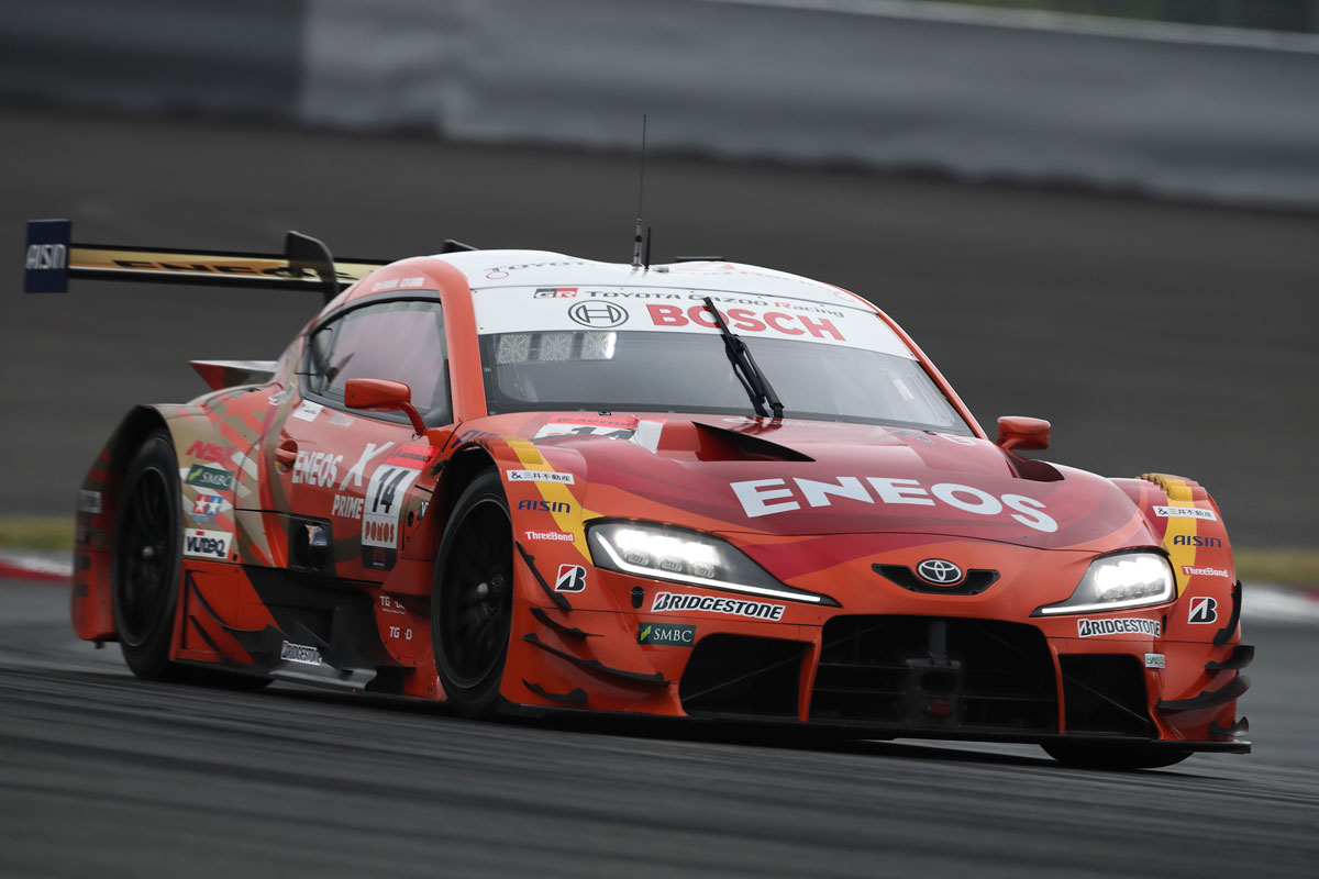 レース2をポール・トゥ・ウィンで制した福住仁嶺のENEOS X PRIME GR Supra 14号車