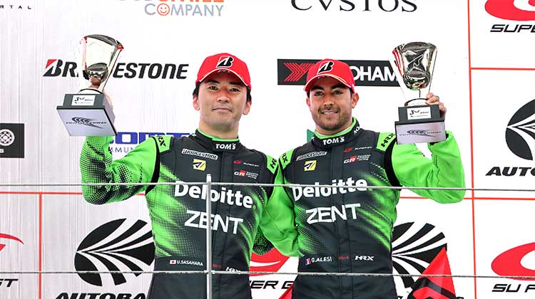笹原／アレジ組GRスープラが3位表彰台 GT300クラスでは吉田／野中組GRスープラが今季初勝利