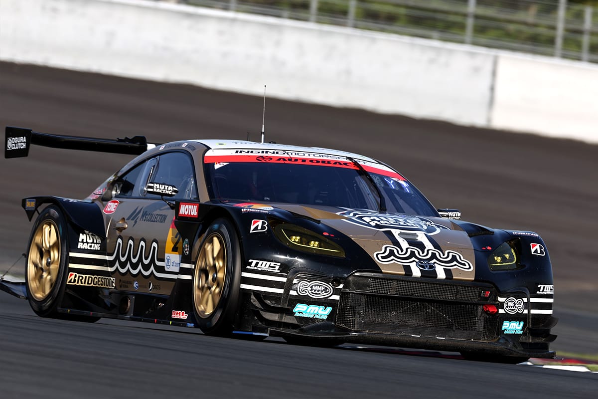 8位でフィニッシュしたmuta Racing GR86 GT 2号車（加藤 寛規／堤 優威）