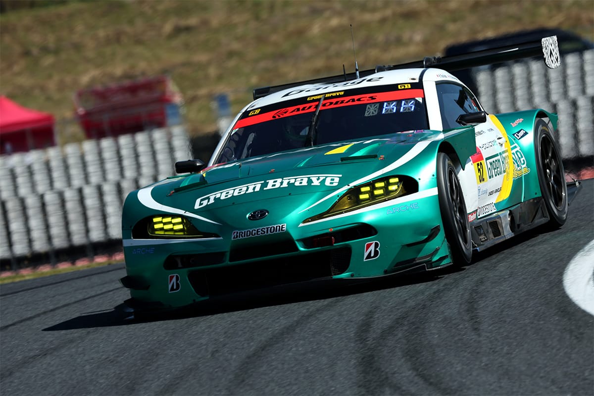 最前列2番手グリッドを獲得した埼玉トヨペットGB GR Supra GT 52号車（吉田 広樹／川合 孝汰）