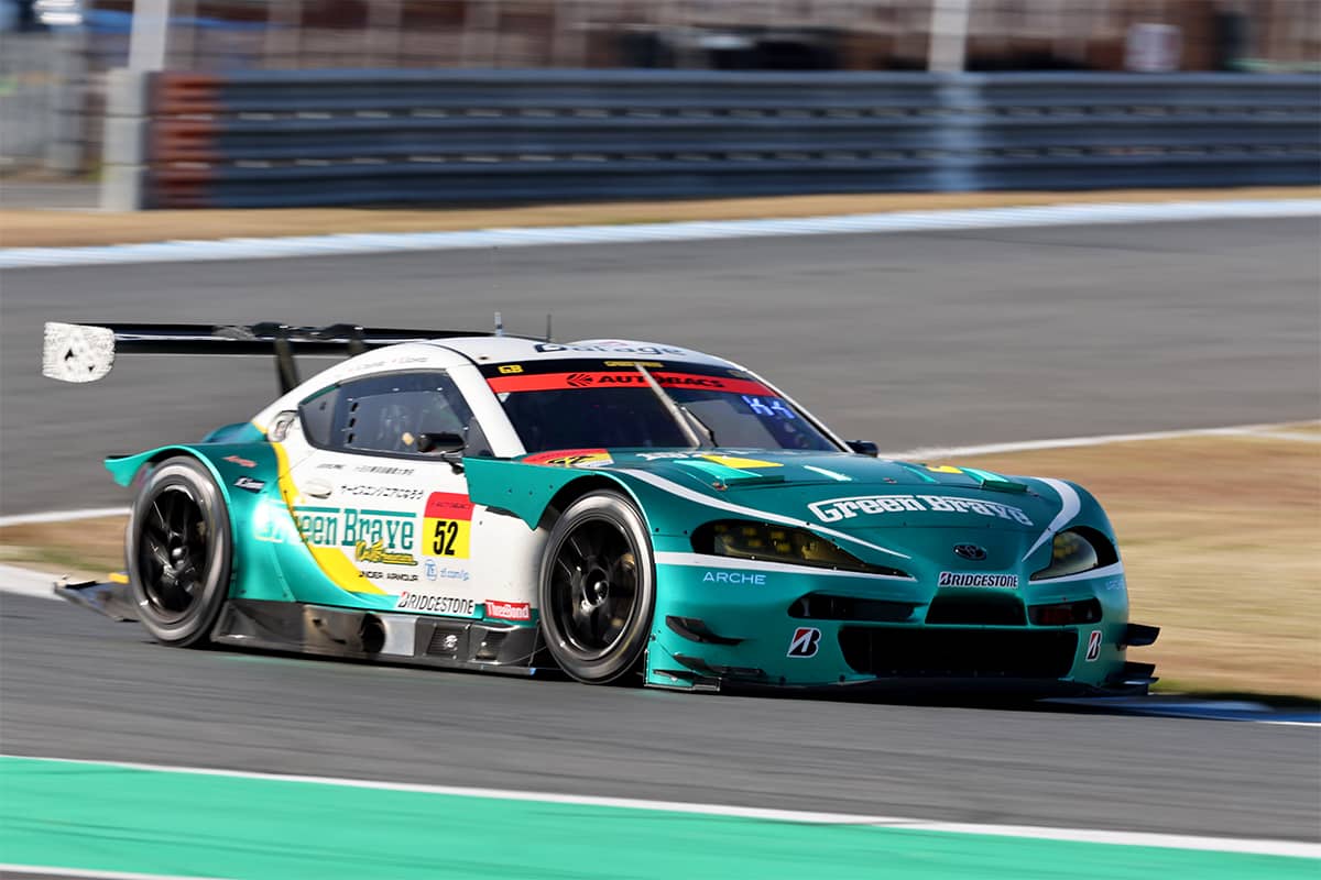 2戦連続の表彰台を獲得した埼玉トヨペットGB GR Supra GT 52号車（吉田 広樹／川合 孝汰）