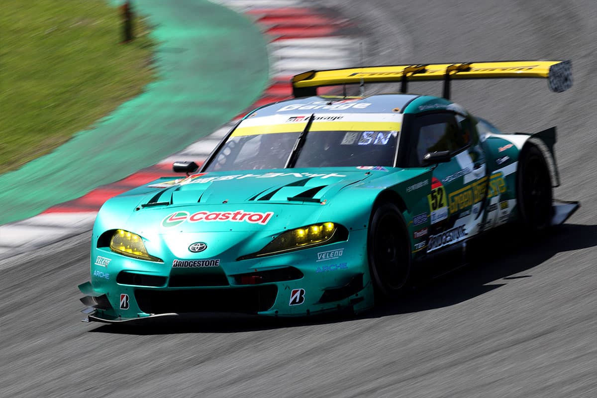3位表彰台を獲得したGreen Brave GR Supra GT 52号車（吉田 広樹／野中 誠太）