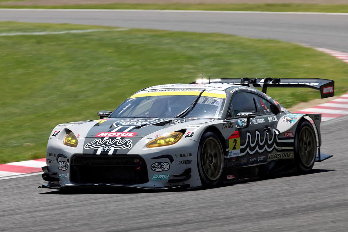 3番手グリッドを獲得したmuta Racing GR86 GT 2号車（堤 優威／平良 響）