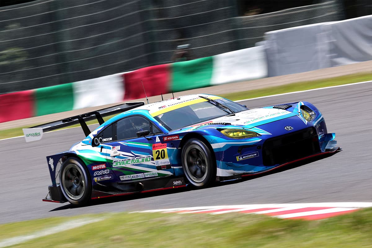 4番手グリッドを獲得したシェイドレーシング GR86 GT 20号車（平中 克幸／清水 英志郎）