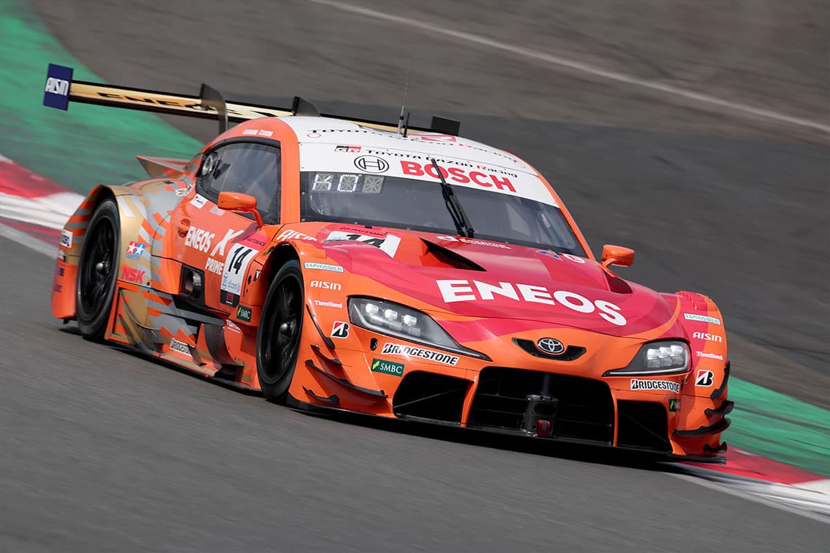 8番手グリッドを獲得したENEOS X PRIME GR Supra 14号車（大嶋 和也／福住 仁嶺）