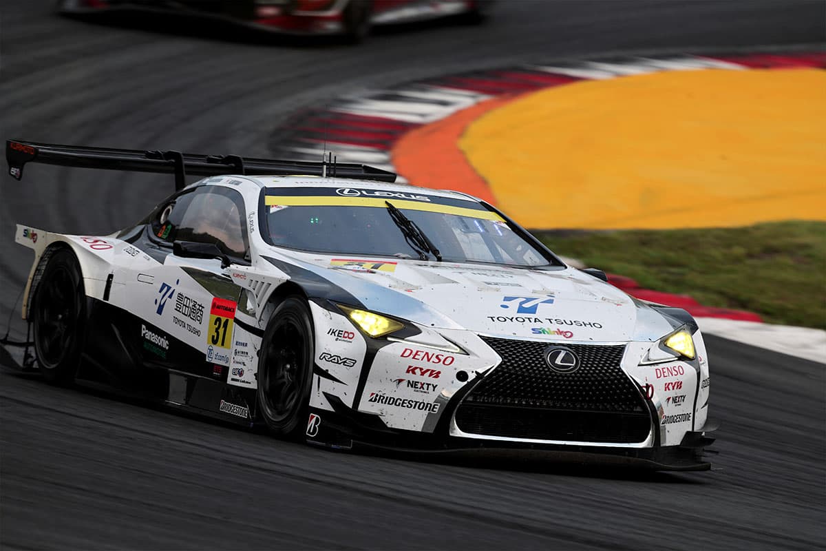 12位フィニッシュとなったapr LC500h GT 31号車（小高 一斗／中村 仁／根本 悠生）