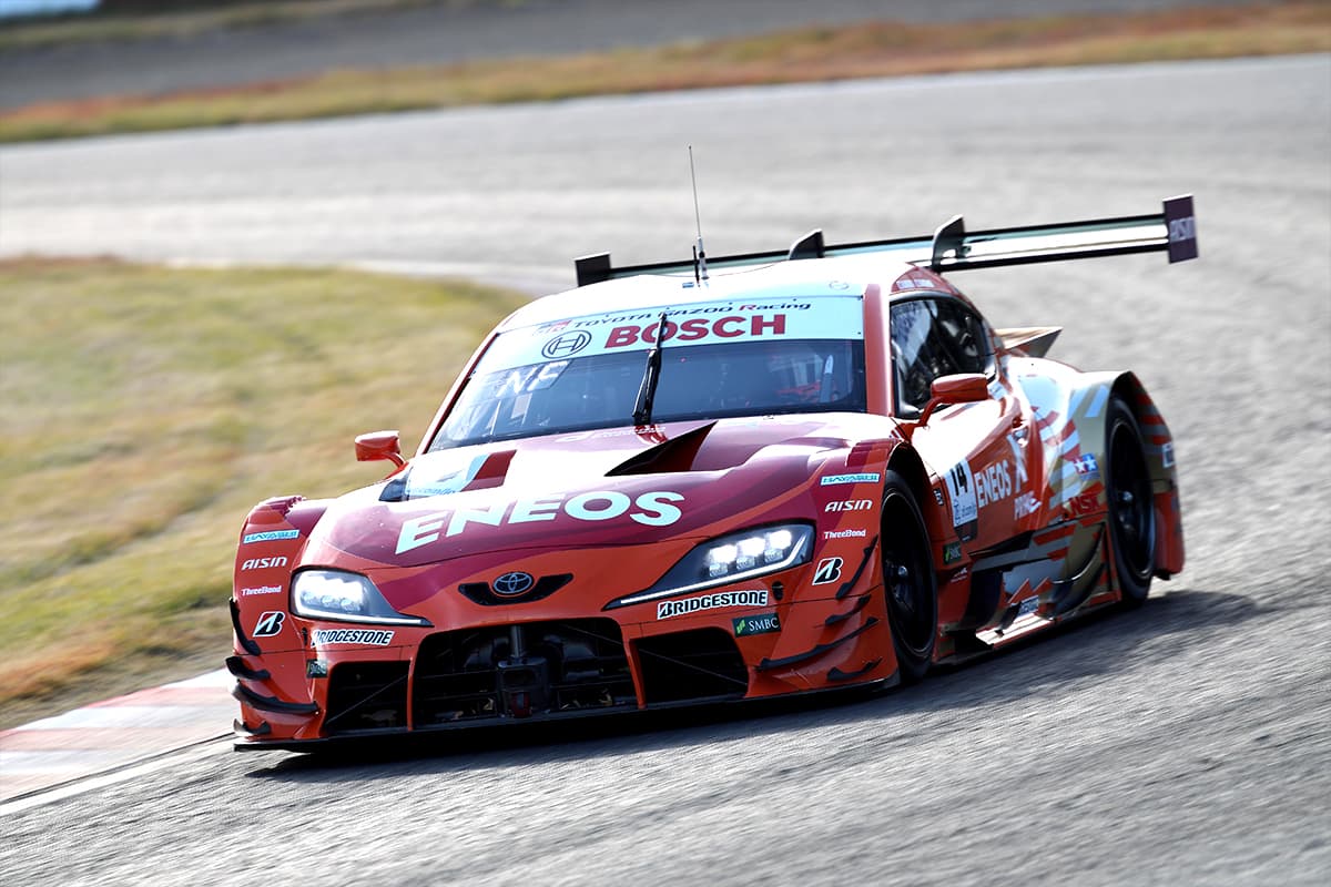 8番手グリッドを獲得したENEOS X PRIME GR Supra 14号車（大嶋 和也／福住 仁嶺）