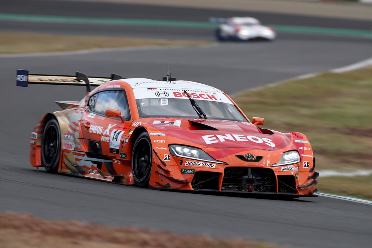 6位フィニッシュとなったENEOS X PRIME GR Supra 14号車（大嶋 和也／福住 仁嶺）