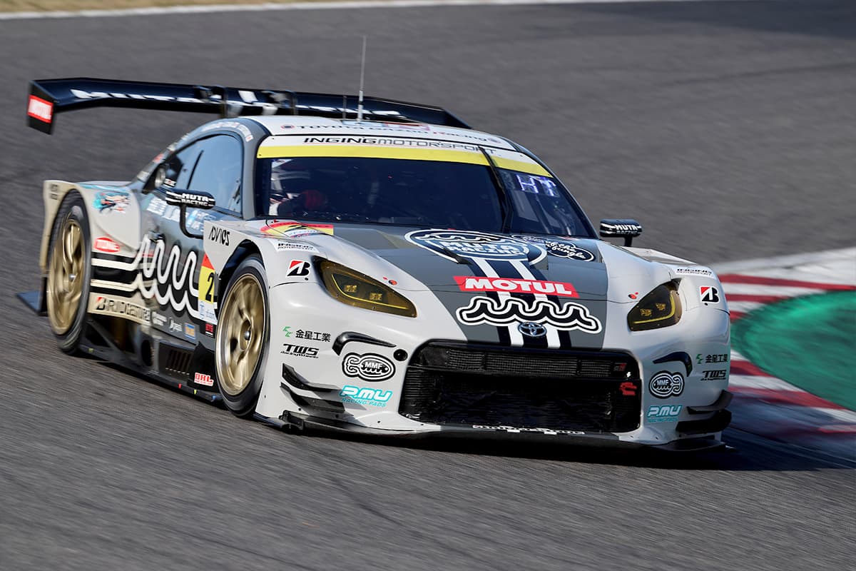 3番手グリッドを獲得したmuta Racing GR86 GT 2号車（堤 優威／平良 響）
