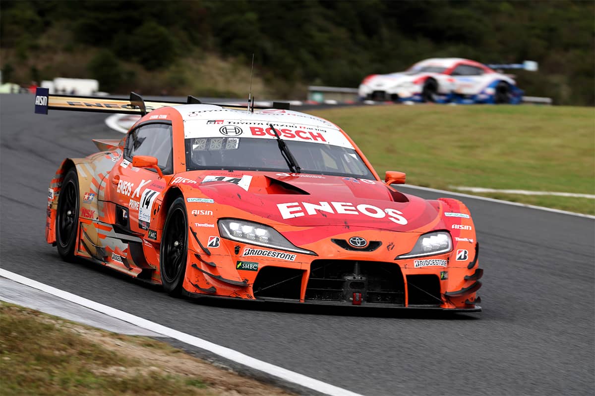 3番手グリッドを獲得したENEOS X PRIME GR Supra 14号車（大嶋 和也／福住 仁嶺）