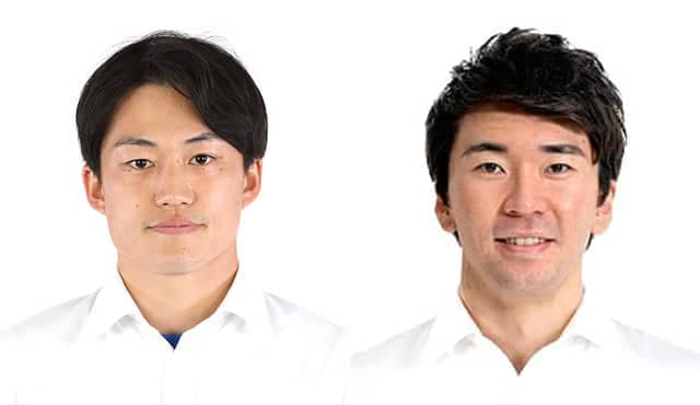ドライバートークショーに参加する国本 雄資選手／笹原 右京選手