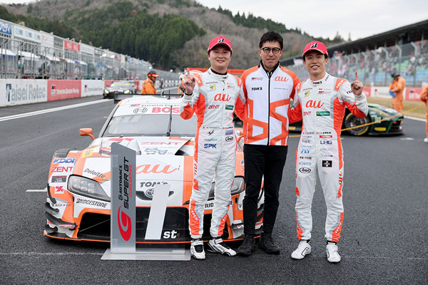 au TOM'S GR Supra 1号車（坪井翔／山下健太）