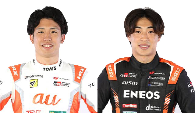 ドライバートークショーに参加する坪井 翔選手／福住 仁嶺選手