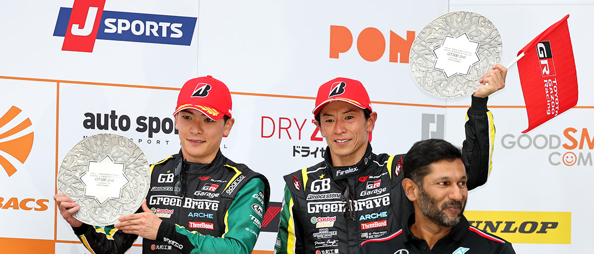 2位フィニッシュを飾り今季初表彰台を獲得したGreen Brave GR Supra GT 52号車(吉田広樹/野中誠太)