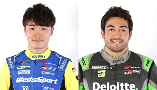 ドライバートークショーに参加する阪口 晴南選手/ジュリアーノ・アレジ選手