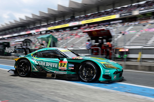 7番手グリッドを獲得したGreen Brave GR Supra GT 52号車（野中誠太）