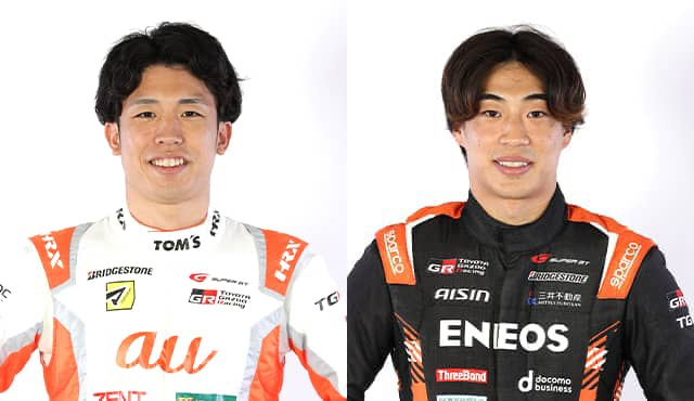 ドライバートークショーに参加する坪井 翔選手/福住 仁嶺選手