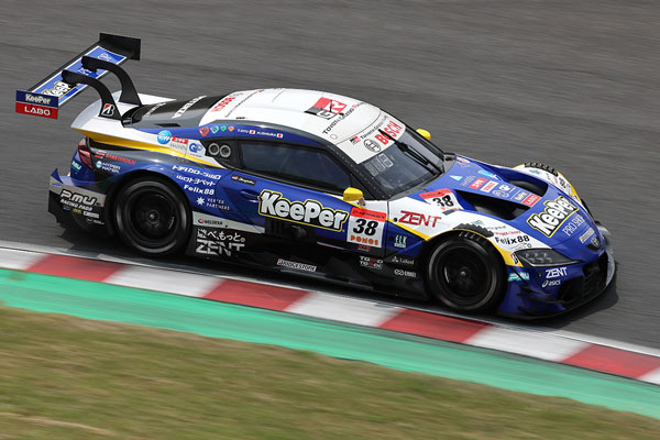 8番手グリッドを獲得したKeePer CERUMO GR Supra 38号車（石浦宏明／大湯都史樹）