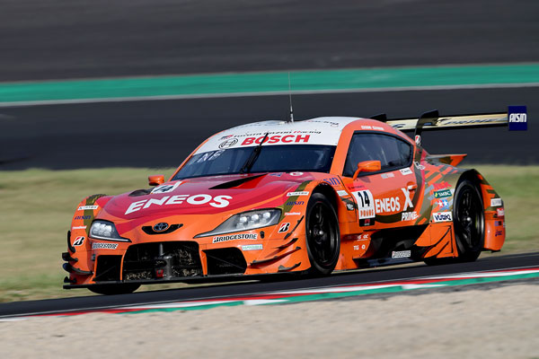 2位表彰台を獲得したENEOS X PRIME GR Supra 14号車（大嶋和也／福住仁嶺）