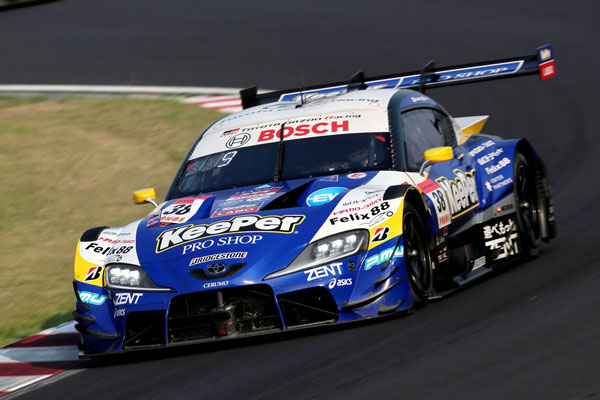 5位フィニッシュを果たしたKeePer CERUMO GR Supra 38号車（石浦宏明／大湯都史樹）