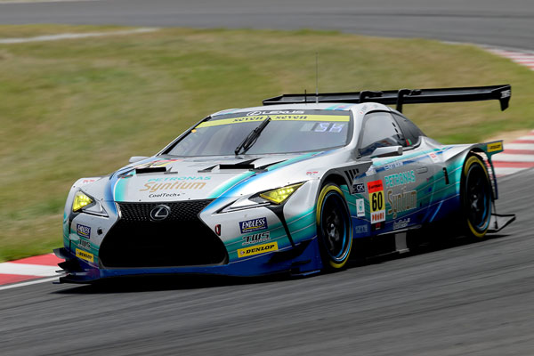 4番手グリッドを獲得したSyntium LMcorsa LC500 GT 60号車（吉本大樹／河野駿佑）