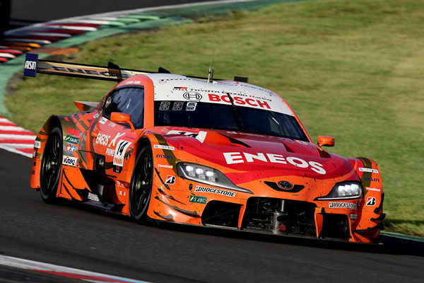 7位でフィニッシュしたENEOS X PRIME GR Supra	14号車（大嶋和也／福住仁嶺）