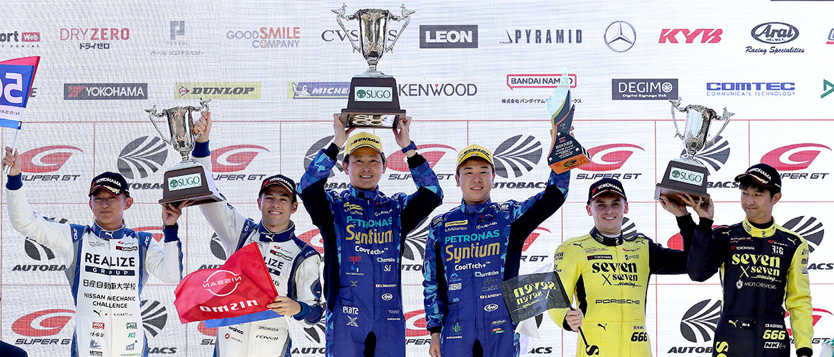 今季初勝利を挙げたSyntium LMcorsa LC500 GT 60号車(吉本大樹/河野駿佑)