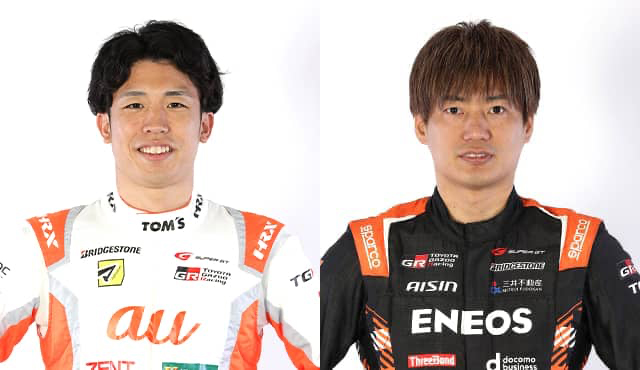 ドライバートークショーに参加する坪井 翔選手/大嶋 和也選手