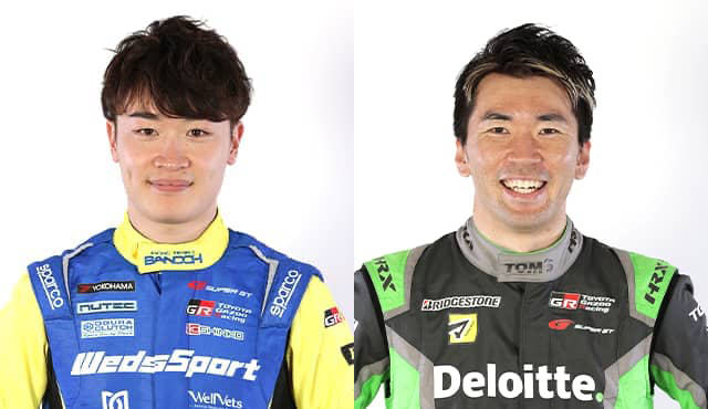 ドライバートークショーに参加する阪口 晴南選手/笹原 右京選手